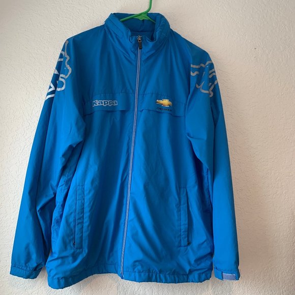 kappa blue windbreaker
